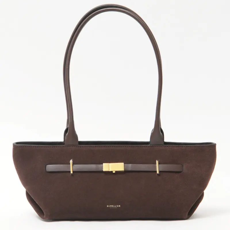 DEMELLIER デメリエー The New York Shoulder スエード トートバッグ MOCHA