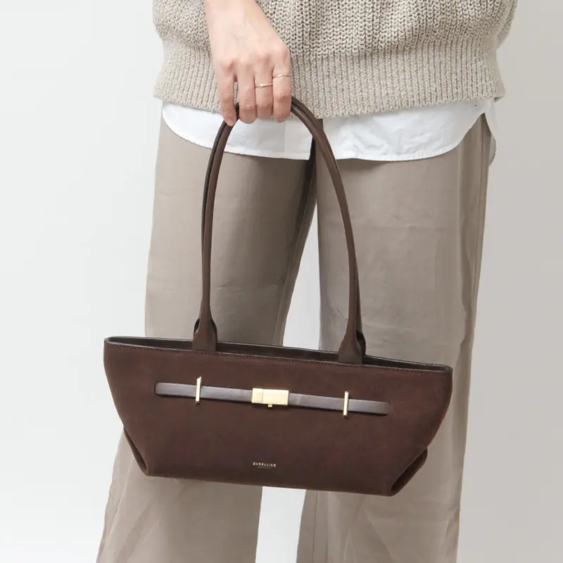 DEMELLIER デメリエー The New York Shoulder スエード トートバッグ