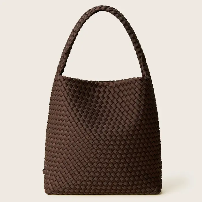 NAGHEDI ナゲディ Nomad Medium Hobo メッシュ ショルダーバッグ CHOCOLATE【新色】