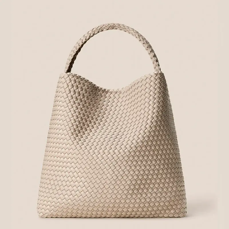 NAGHEDI ナゲディ Nomad Large Hobo メッシュ ワンショルダーバッグ ECRU