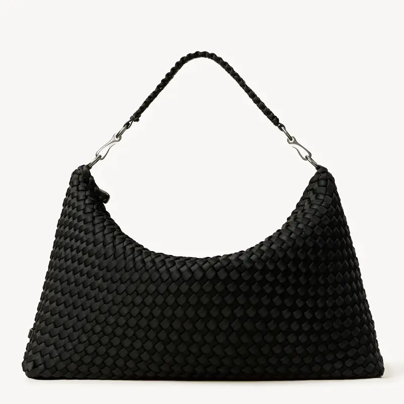 NAGHEDI ナゲディ Porto Medium Half-Moon Bag メッシュ ショルダーバッグ SN41263LD ONYX