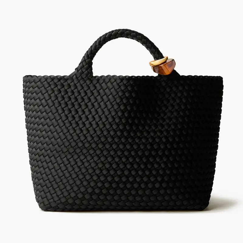 NAGHEDI ナゲディ St. Barths M Beads ミディアム メッシュ トートバッグ ビーズ ONYX
