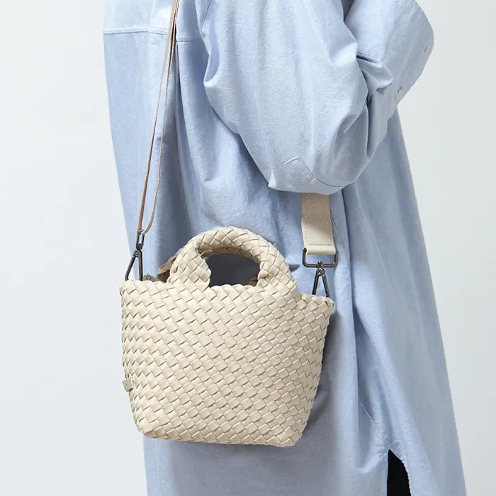 NAGHEDI ナゲディ St. Barths Petit 2way メッシュトートバッグ ECRU