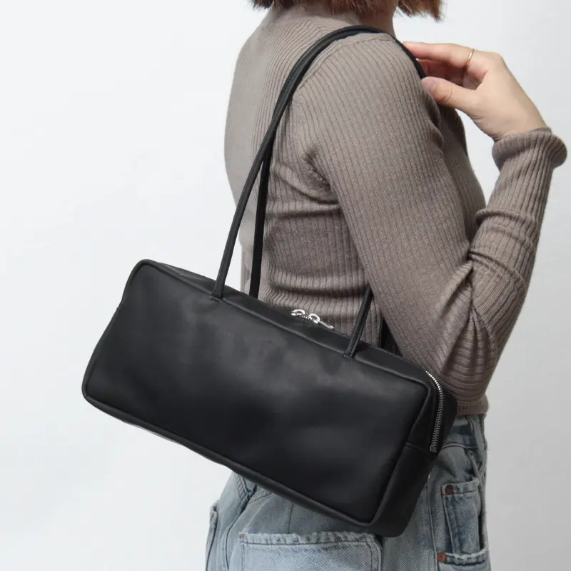 MORMYRUS（モルミルス） グロスレザー ロングハンドル トートバッグ