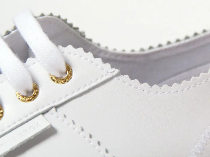 ペリーコ×スペルガ（PELLICO×SUPERGA）コラボの白スニーカーの素材