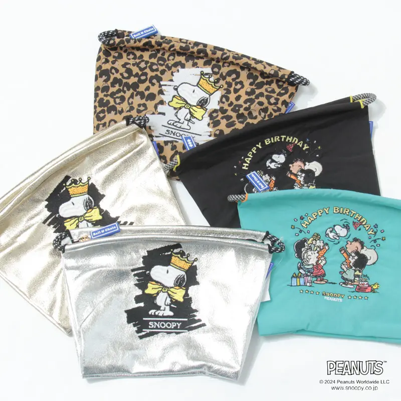 BALL＆CHAIN ボールアンドチェーン / PEANUTS SNOOPY（スヌーピー）エコバッグ ポーチ